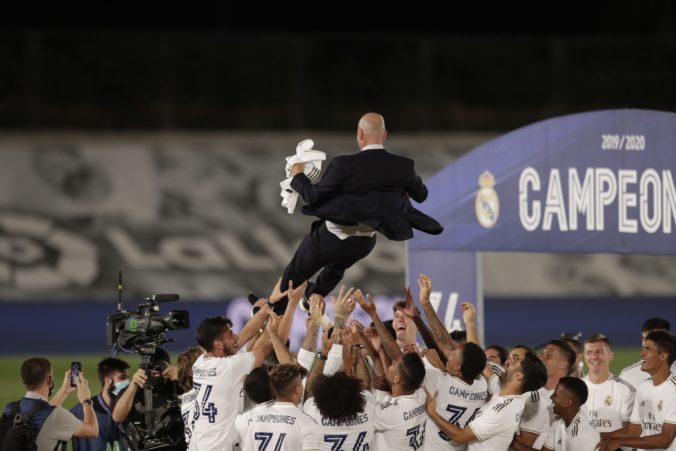 Real Madrid získal 34. majstrovský titul. Má výnimočnú príchuť, vraví tréner Zidane