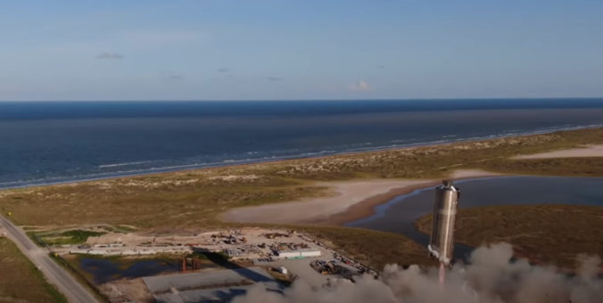 Prototyp rakety Starship od SpaceX prešiel testom, finálny modul možno dopraví ľudí na Mesiac (video)