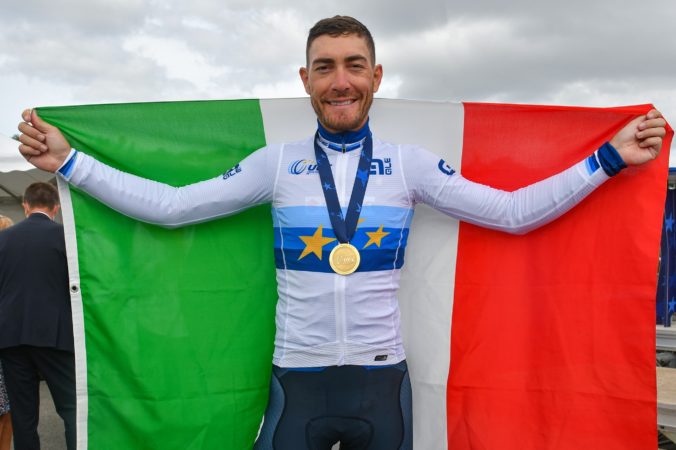 Giacomo Nizzolo sa stal majstrom Európy v cyklistike, Juraj Sagan mal rovnaký čas ako víťaz