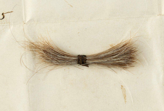 Lincolnov pramienok vlasov pripevnený na telegrame o atentáte predali za desiatky tisíc dolárov