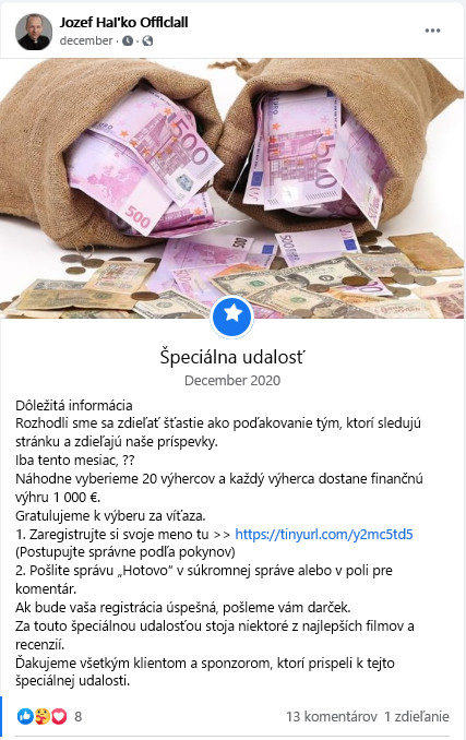 Pozor na falošný profil biskupa Haľka, polícia zachytila na Facebooku aj ďalšie profily „známych osobností“