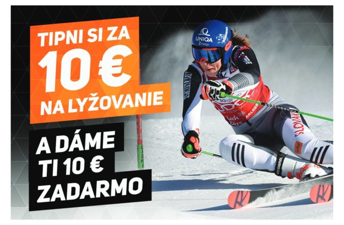 Tipujte na alpské lyžovanie a Niké vám dá 10 eur zadarmo!