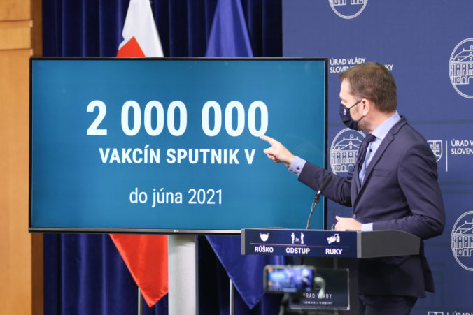 Premiér Matovič dohodol pre Slovensko dva milióny dávok Sputnika V, dohodu označil za malý zázrak (video)