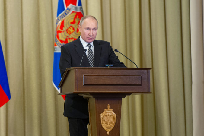 Putin viní zahraničie zo zámernej destabilizácie, bezpečnostnú službu vyzval k väčšiemu úsiliu