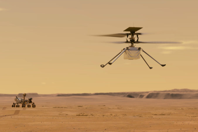NASA sa pokúsi na Marse vzlietnuť s helikoptérou Ingenuity, prvé štarty sú naplánované už na apríl