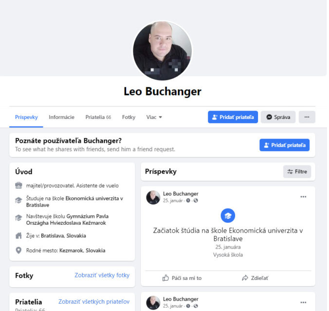 Polícia upozorňuje na podvodný profil na Facebooku, používa fotografiu ich mŕtveho kolegu