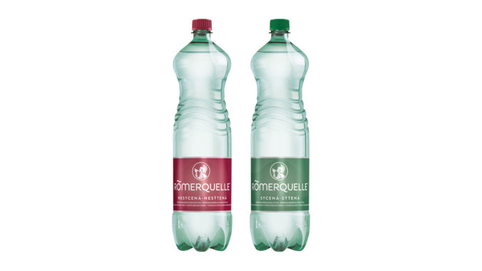 Prémiová minerálna voda Römerquelle je v novej 100 % recyklovanej fľaši