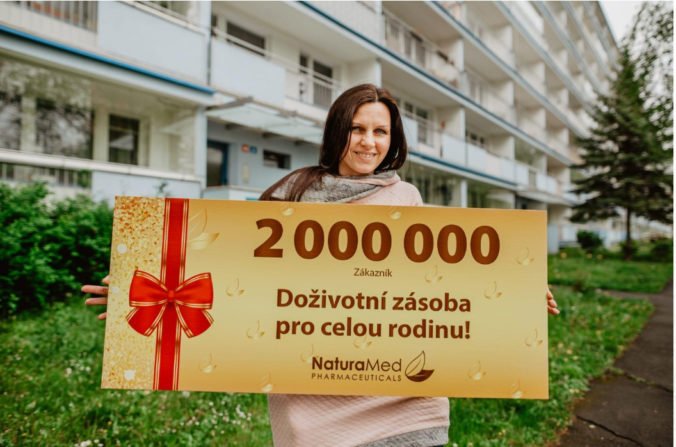 Dvojmiliónty zákazník NaturaMed vyhral doživotnú zásobu pre celú rodinu! (Nechcete tiež?)