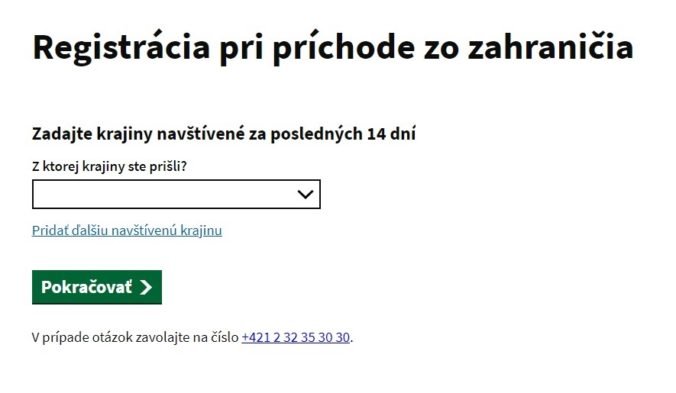 Ak sa pri príchode na Slovensko nezaregistrujete do systému eHranica, hrozí vám mastná pokuta