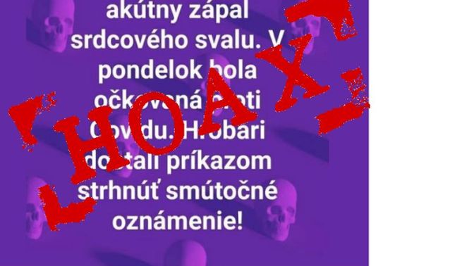 Konšpirátori zneužívajú smrť 17-ročného dievčaťa na šírenie antikampane proti očkovaniu na COVID-19