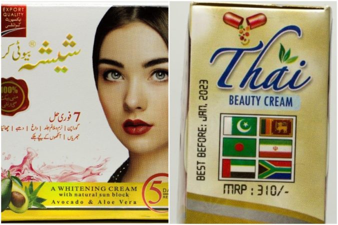 Hygienici upozorňujú na dva nebezpečné výrobky z Pakistanu, sú určené na bielenie pokožky (foto)