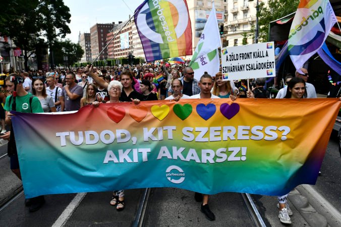 V Maďarsku sa konal pochod Pride, tisíce ľudí vyjadrili nespokojnosť s vládnou politikou proti LGBT komunite
