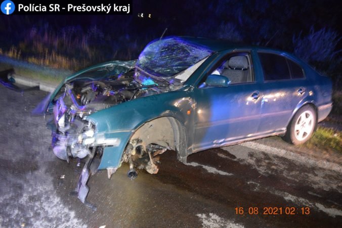 Vodič škodovky prešiel do protismeru a čelne narazil do Mercedesu, nehodu neprežil (foto)