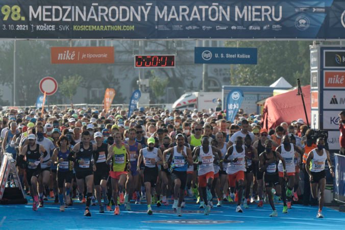 Košický maratón ovládol Keňan Kerio, slovenským šampiónom sa stal Sahajda (foto)