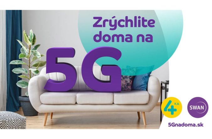 SWAN a 4ka prinášajú pevný 5G internet na doma