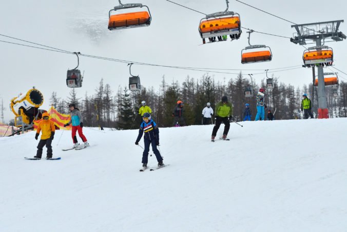 Tatranské svahy prilákali počas sviatkov viac lyžiarov ako vlani, prišlo menej zahraničných návštevníkov