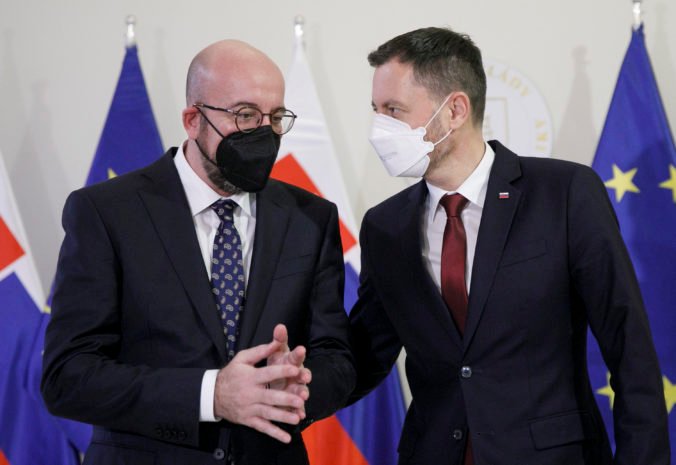 Na Slovensko zavítal šéf Európskej rady Michel, s premiérom diskutoval aj o význame spojenectiev
