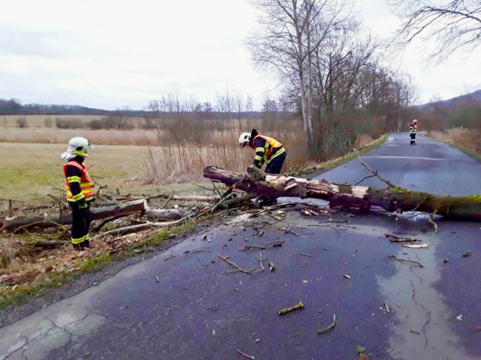 Víchrica v Česku si vyžiadala jednu obeť, hasiči zasahovali väčšinou pri spadnutých stromoch