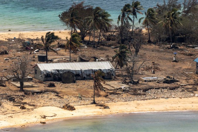 Obnova Tongy si vyžiada viac 90 miliónov dolárov, spustošili ju erupcia sopky a vlny cunami
