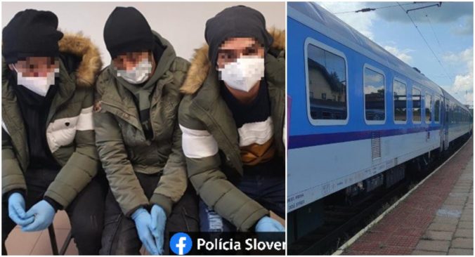 Slovenskí a maďarskí policajti odhalili sedem migrantov, našli ich v medzinárodných rýchlikoch