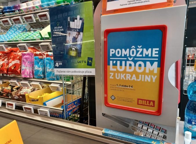 Utečencom z Ukrajiny môžete pomôcť aj finančným príspevkom v BILLA