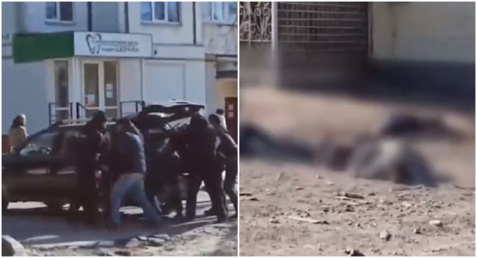 Ľudí v Černihive čakajúcich na chlieb zasiahla raketa, útok si vyžiadal najmenej 10 obetí (video)