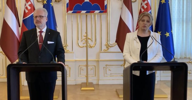 Čaputová: Slovensko a Lotyšsko stoja za Ukrajinou, ktorá má plné právo brániť sa pred ruskou agresiou (video)