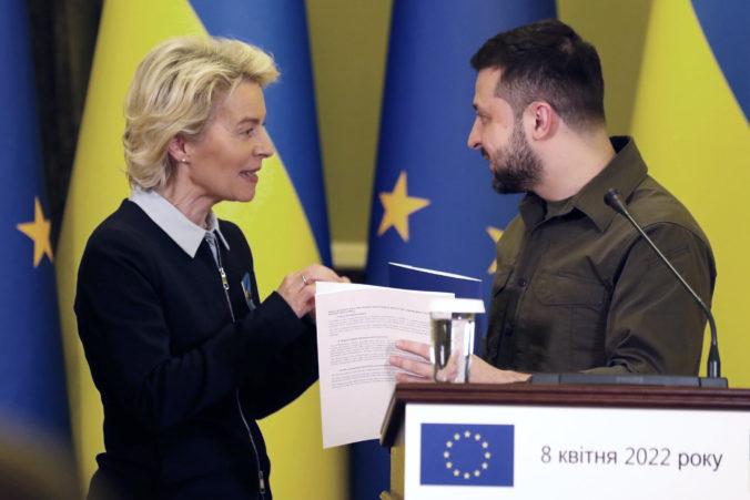 Ursula von der Leyenová ponúkla Ukrajine zrýchlený proces integrácie do Európskej únie
