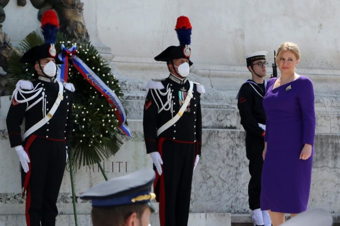 Čaputová: Slovensko a Taliansko podporujú humanitárnu a vojenskú pomoc Ukrajine