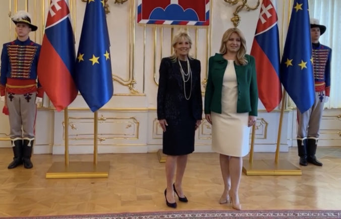 Prezidentka Čaputová sa pred rokovaním s Jill Bidenovou poďakovala USA za podporu Ukrajiny