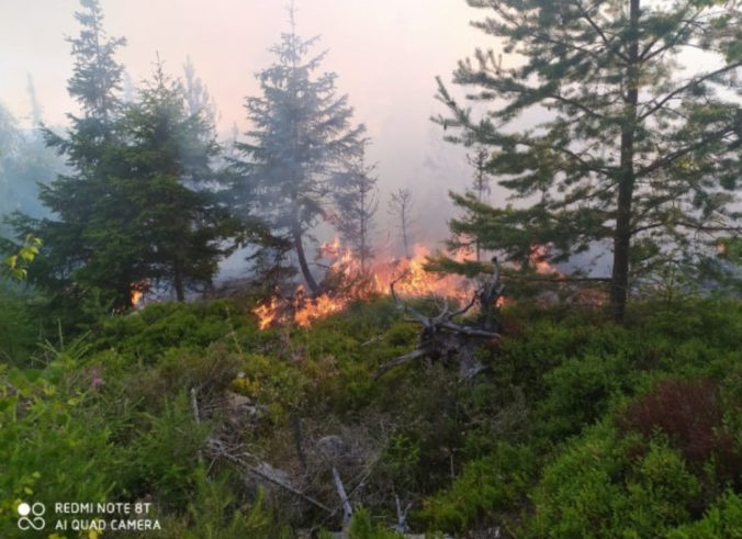 Vo Vysokých Tatrách vypukol požiar, hasičom sa ho podarilo dostať pod kontrolu