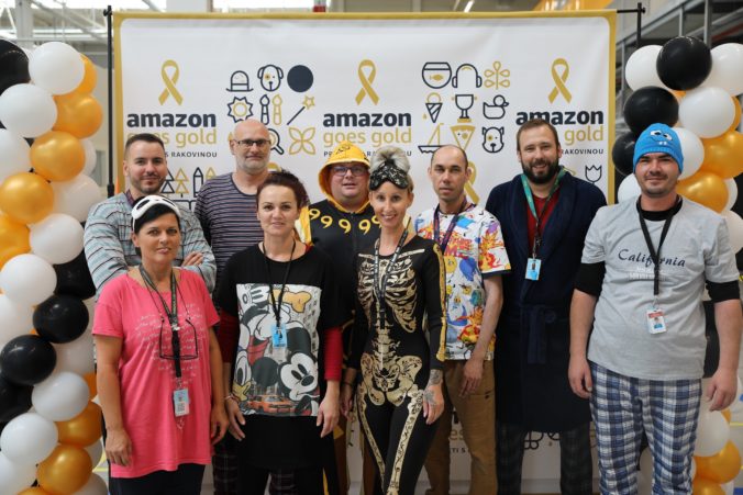 Do pyžamovej kampane Amazon Goes Gold sa zapojil rekordný počet zamestnancov