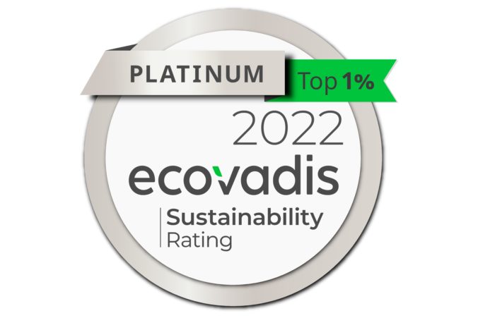 Spoločnosť Jungheinrich opäť získala platinové ocenenie za udržateľnosť