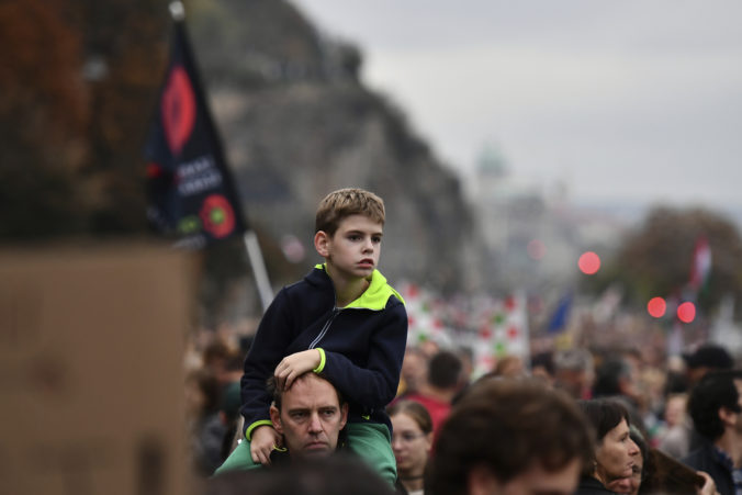 V Maďarsku protestovali proti zaujatému spravodajstvu a štátom sponzorovanej propagande