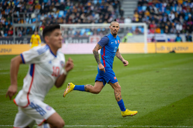 Marek Hamšík sa rozlúčil s reprezentáciou, Slovensko remizovalo s Čile (foto)