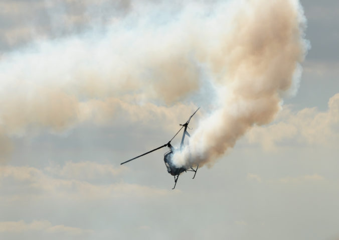 Ukrajinci zostrelili pri Bachmute ruský vrtuľník Mi-24 (video)