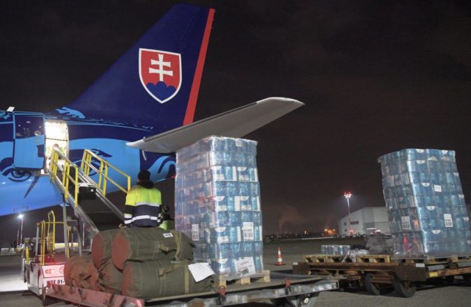 Slovensko poslalo do Sýrie ďalšiu pomoc. Ide najmä o trvanlivé potraviny, oblečenie a hygienické potreby (foto)
