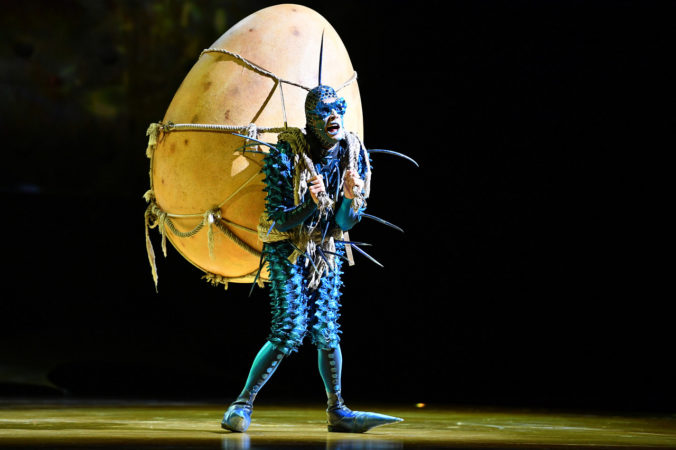OVO – Cirque du Soleil ohromí divákov nie len akrobatickými výkonmi, kostýmy chrobáčikov evokujú ich skutočnú morfológiu