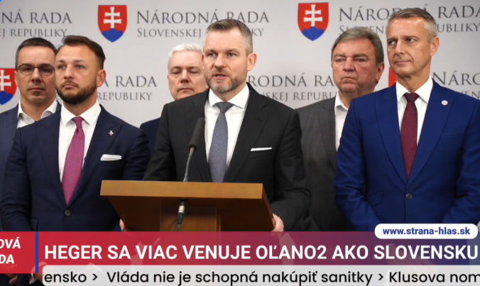 Heger podľa Pellegriniho nemá kontrolu nad tým, čo sa deje v parlamente. Každý si vraj robí, čo chce (video)