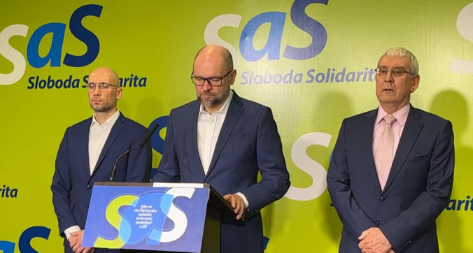 SaS predstavila prvú desiatku kandidátov pre predčasné voľby, stranu povedie Richard Sulík (video)