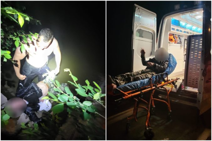 Trnavskí policajti boli v správny čas na správnom mieste, zachránili topiaceho sa muža (foto)