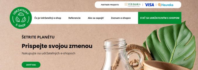 VÚB, Heureka a Visa predstavujú projekt „Udržateľný e-shop“