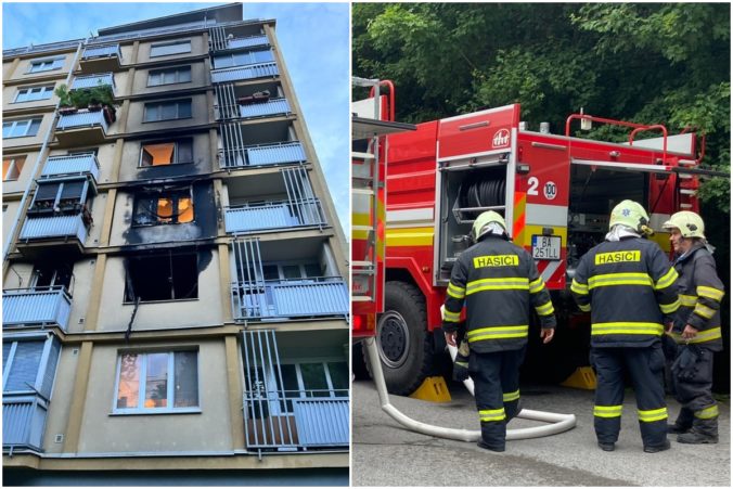 V Bratislave horel byt, desiatky ľudí evakuovali a niekoľkí skončili v nemocnici