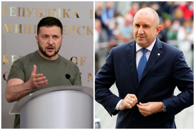 Zelenskyj skritizoval bulharského prezidenta Radeva za jeho proruský postoj, vojnu označil slovom konflikt