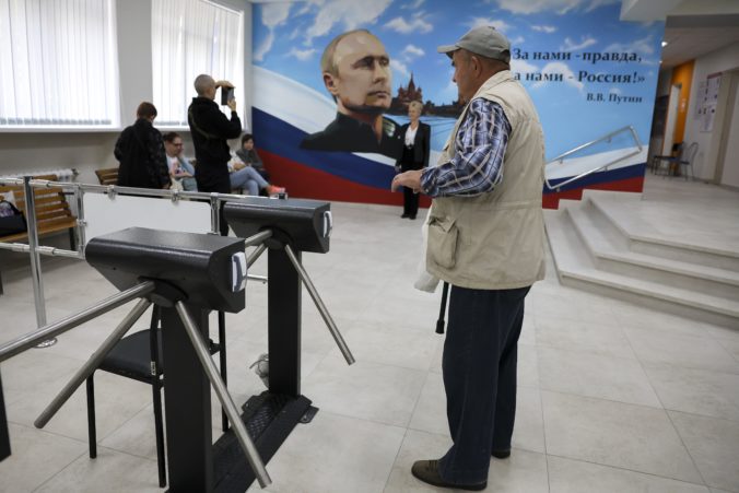 Voľby na Moskvou okupovaných územiach vyhrala vládnuca strana Jednotné Rusko