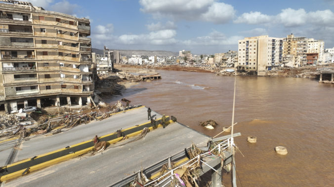 Búrka Daniel spôsobila na východe Líbye spúšť, povodne si vyžiadali už niekoľko tisíc obetí