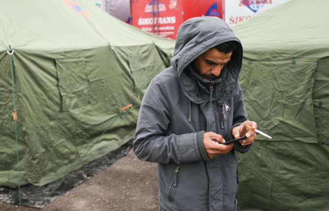 Banská Bystrica zriadila pre migrantov vykurovaný stan, ich počet už rapídne klesá