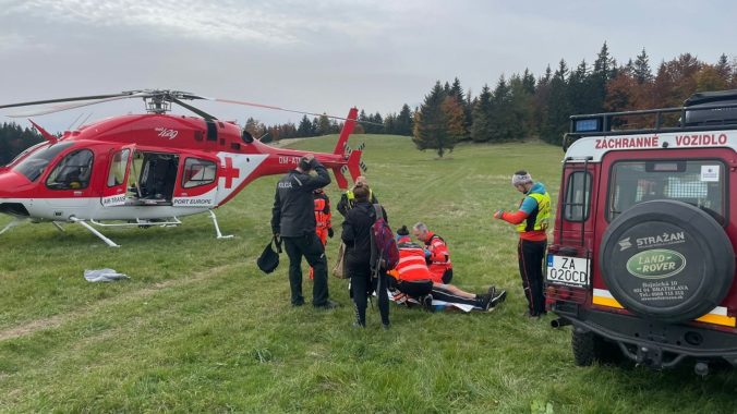 Pri Donovaloch sa postrelil hubár, na mieste zasahovali horskí záchranári a vrtuľník