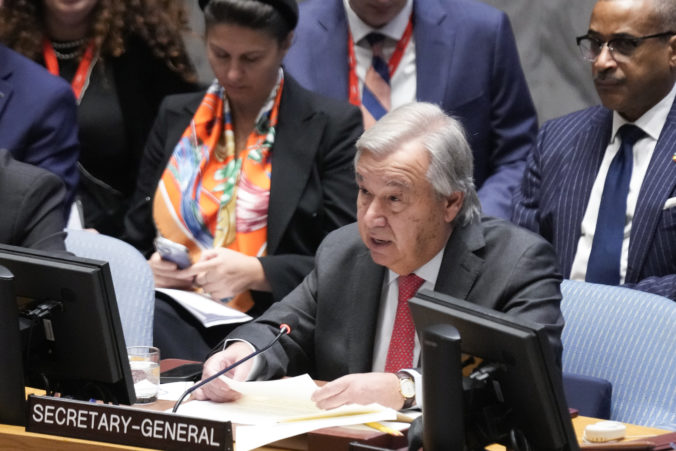 Stretnutie Bezpečnostnej rady OSN vyvolalo potýčku, izraelský veľvyslanec vyzval Guterresa na rezignáciu (video)