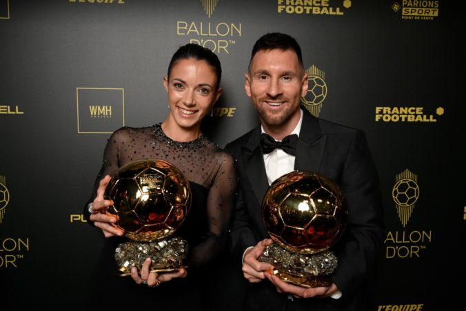 Messi získal ôsmu Zlatú loptu, v ženskej kategórii vyhrala stredopoliarka FC Barcelona Bonmatíová (video+foto)
